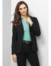 Ladies Longline Jacket in Plain Suiting