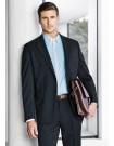 Mens 2 Button Jacket in Cool Stretch Plain Suiting