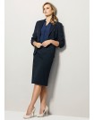Ladies Relaxed Fit Lined Skirt - Plain Suiting