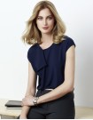 Mia Ladies Pleat Knit Top
