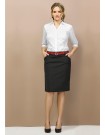 Ladies Multi Pleat Skirt - Wool Suiting
